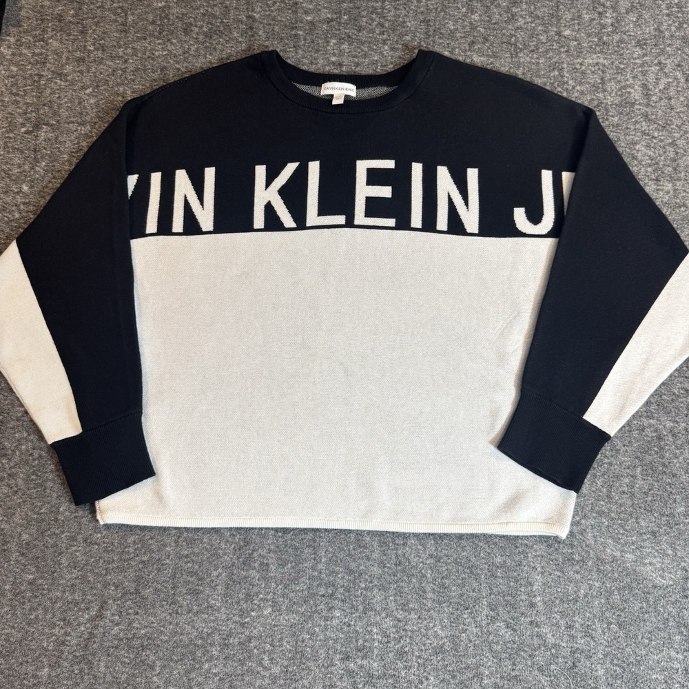 Calvin Klein Sweater For Women - Super Wide - XL - Used - RARE!!!